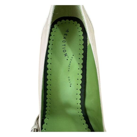 Kenneth Cole Reaction Hanna Stasia Ivory Round Toe Pump Women’s Size 10M - Picture 3 of 10